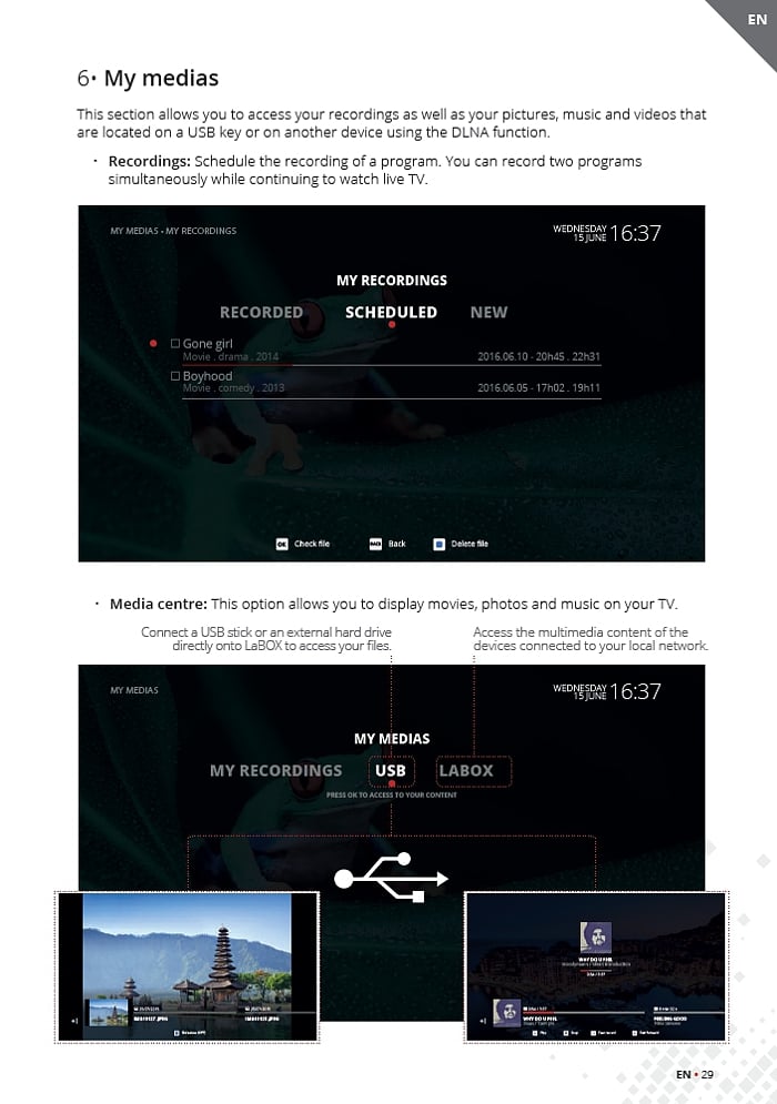 Uživatelské prostředí Monaco Telecom