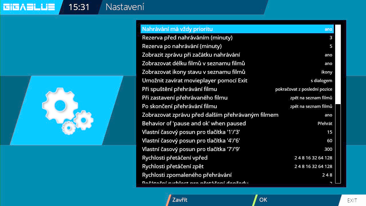 Fotogalerie přijímače GigaBlue HD Quad Plus