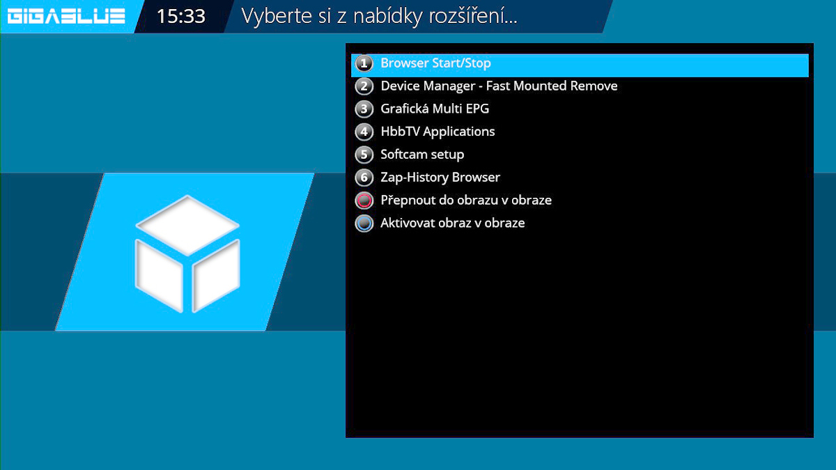 Fotogalerie přijímače GigaBlue HD Quad Plus