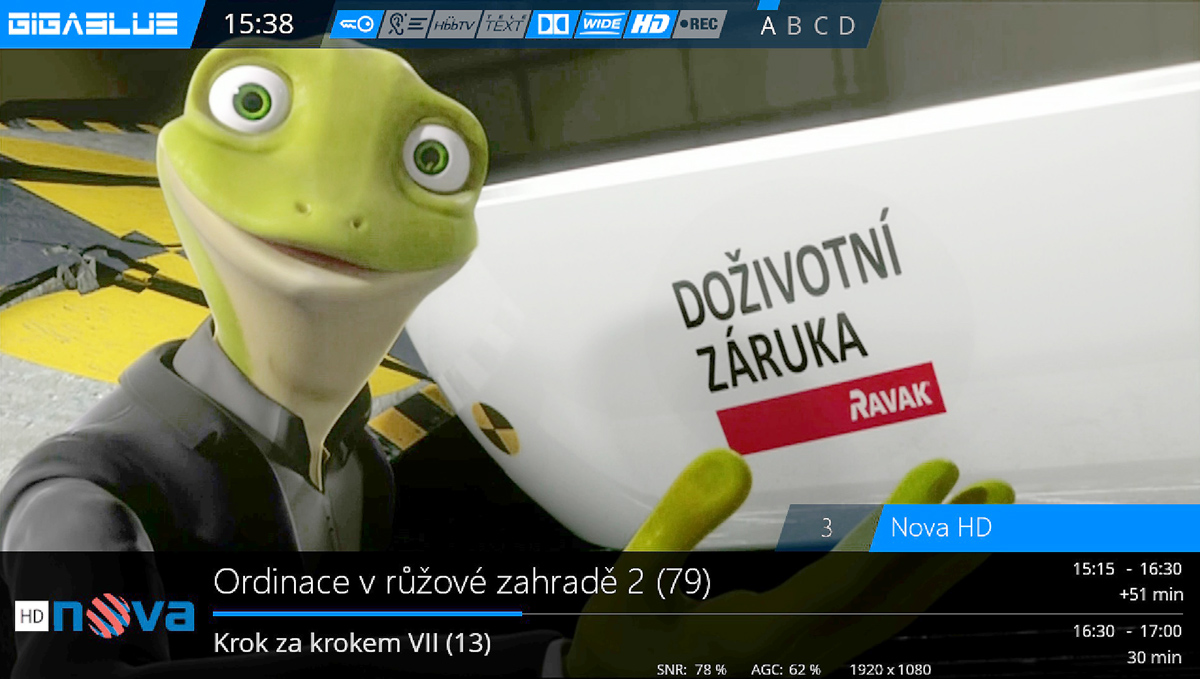 Fotogalerie přijímače GigaBlue HD Quad Plus