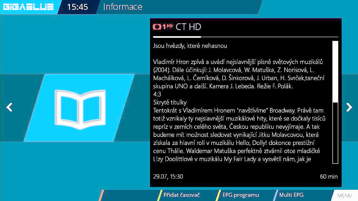 Fotogalerie přijímače GigaBlue HD Quad Plus
