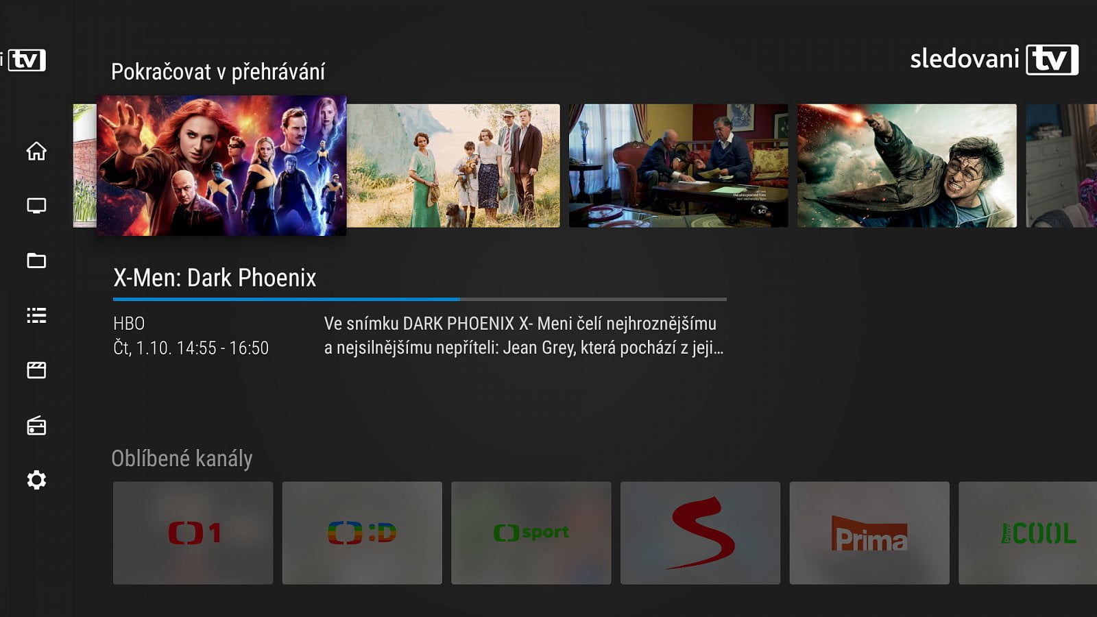 SledováníTV na Amazon Fire TV Stick