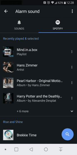 V Hodinách se ukáží vaše seznamy stop ze Spotify