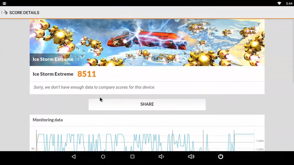 X5 Dual Boot Mini PC - Benchmarky Android