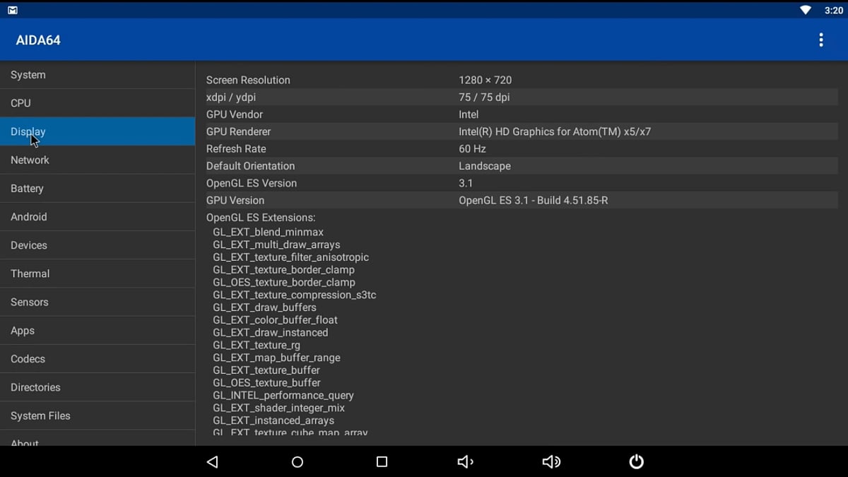 X5 Dual Boot Mini PC - Benchmarky Android