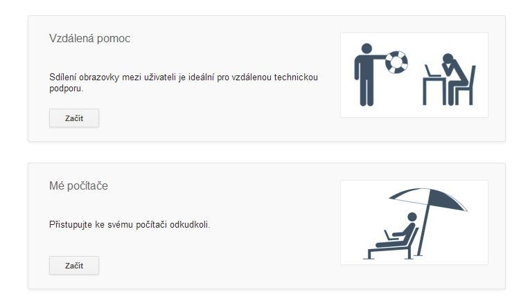 U každého počítače, k němuž se bude přistupovat vzdáleně, je třeba povolit vzdálená připojení