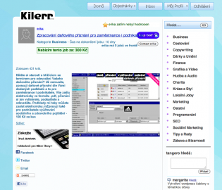 Kilerr.cz detail nabídky - grafika občas nesedí přesně na milimetr.