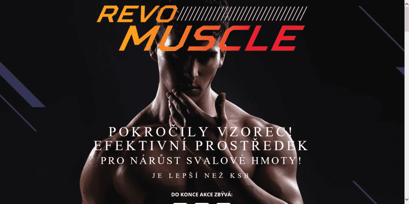 Stav stránek ke dni 13. 9. 2018: http://cz.therevomuscle.com. Nabízené potraviny: REVOMUSCLE