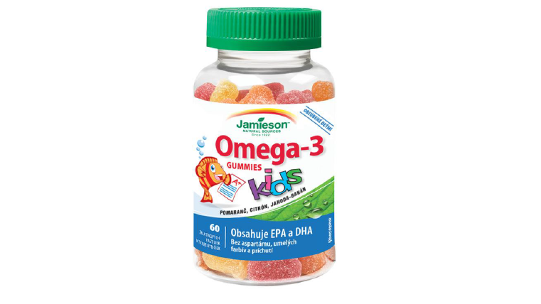 JAMIESON Omega-3 Kids Gummies želatinové pastilky 60 ks