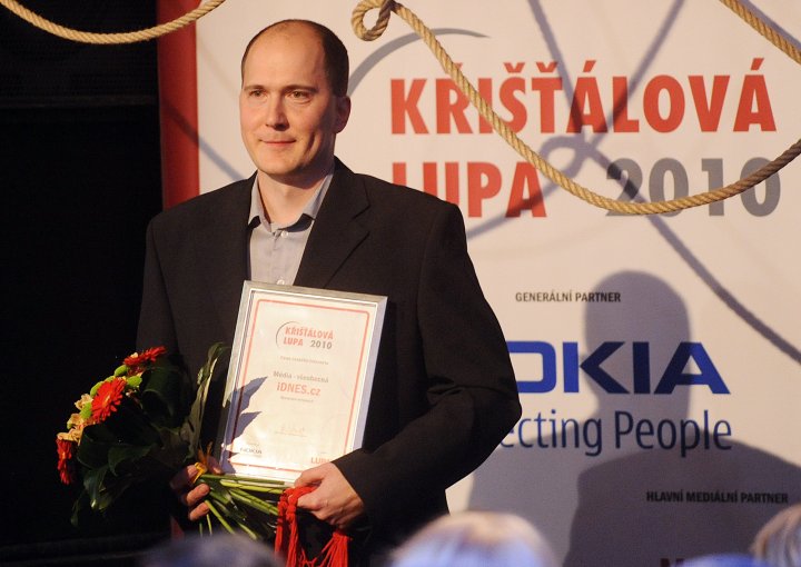 Křišťálová Lupa 2010 - Michal Hanák, iDnes.cz
