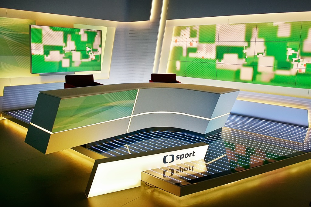 ČT Sport - nové studio, srpen 2013
