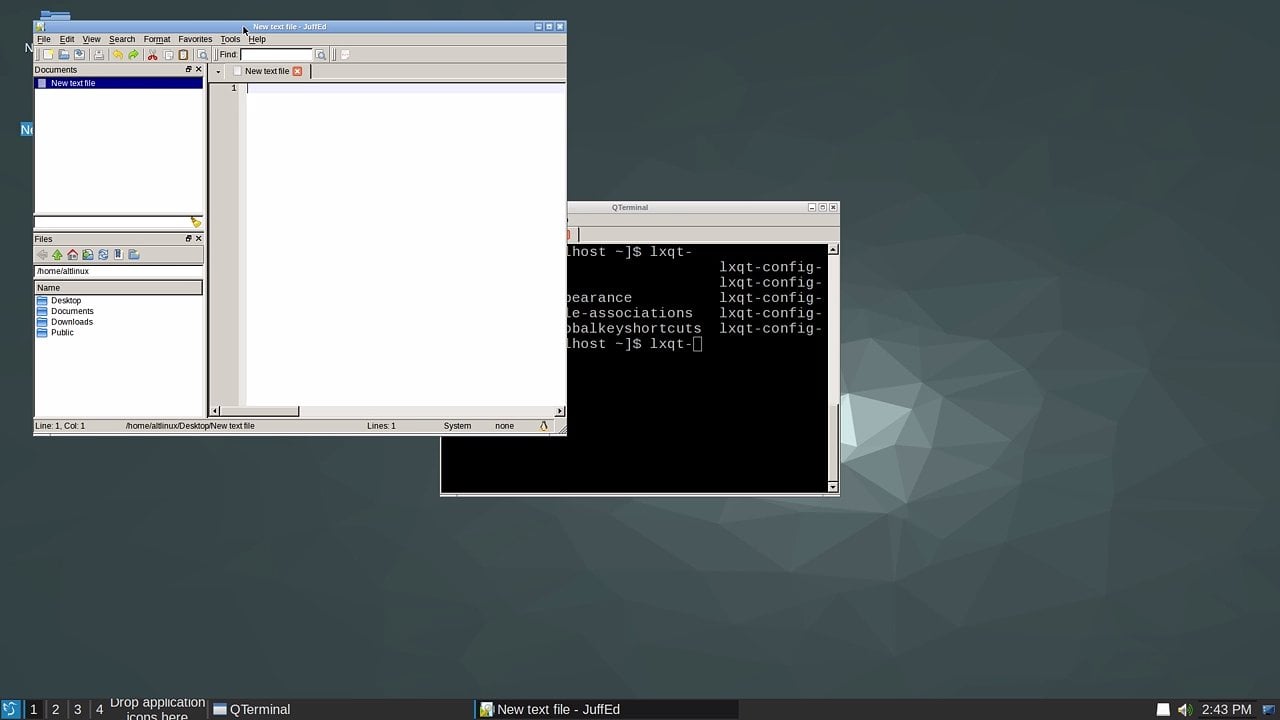 Lubuntu LXQt vývojová verze