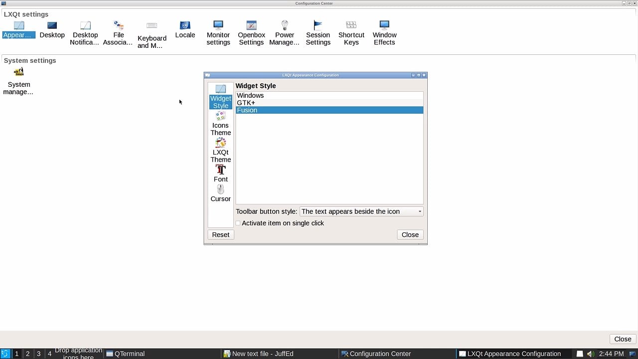 Lubuntu LXQt vývojová verze