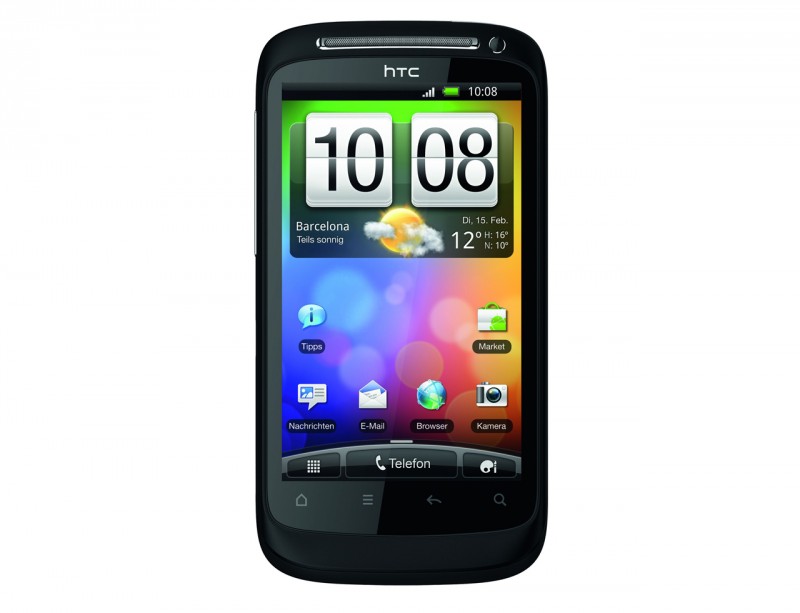 htc desire s front