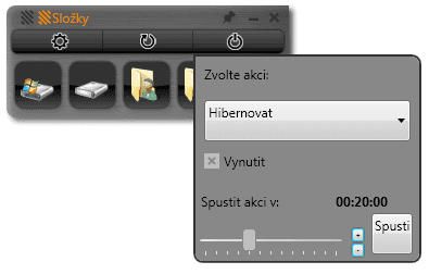Pokročilé možnosti vypnutí počítače