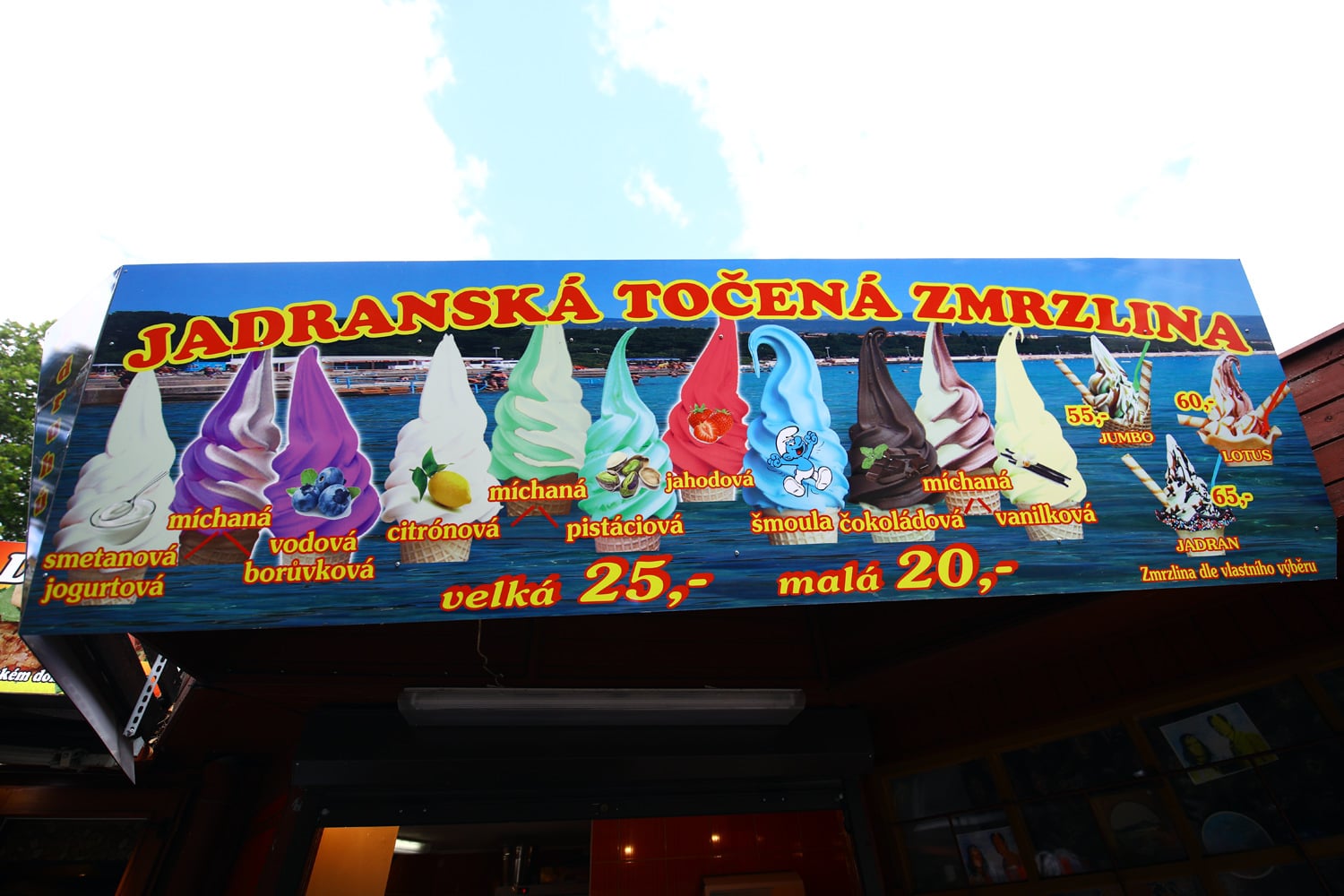 Točená zmrzlina až z Jadranu