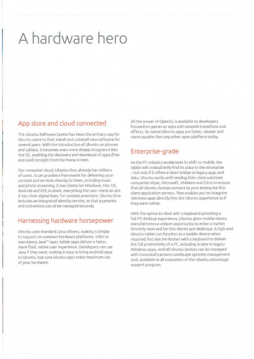 Ubuntu pro tablety a mobily