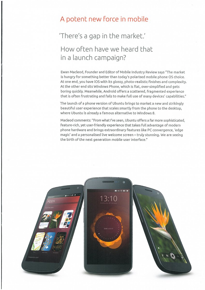 Ubuntu pro tablety a mobily