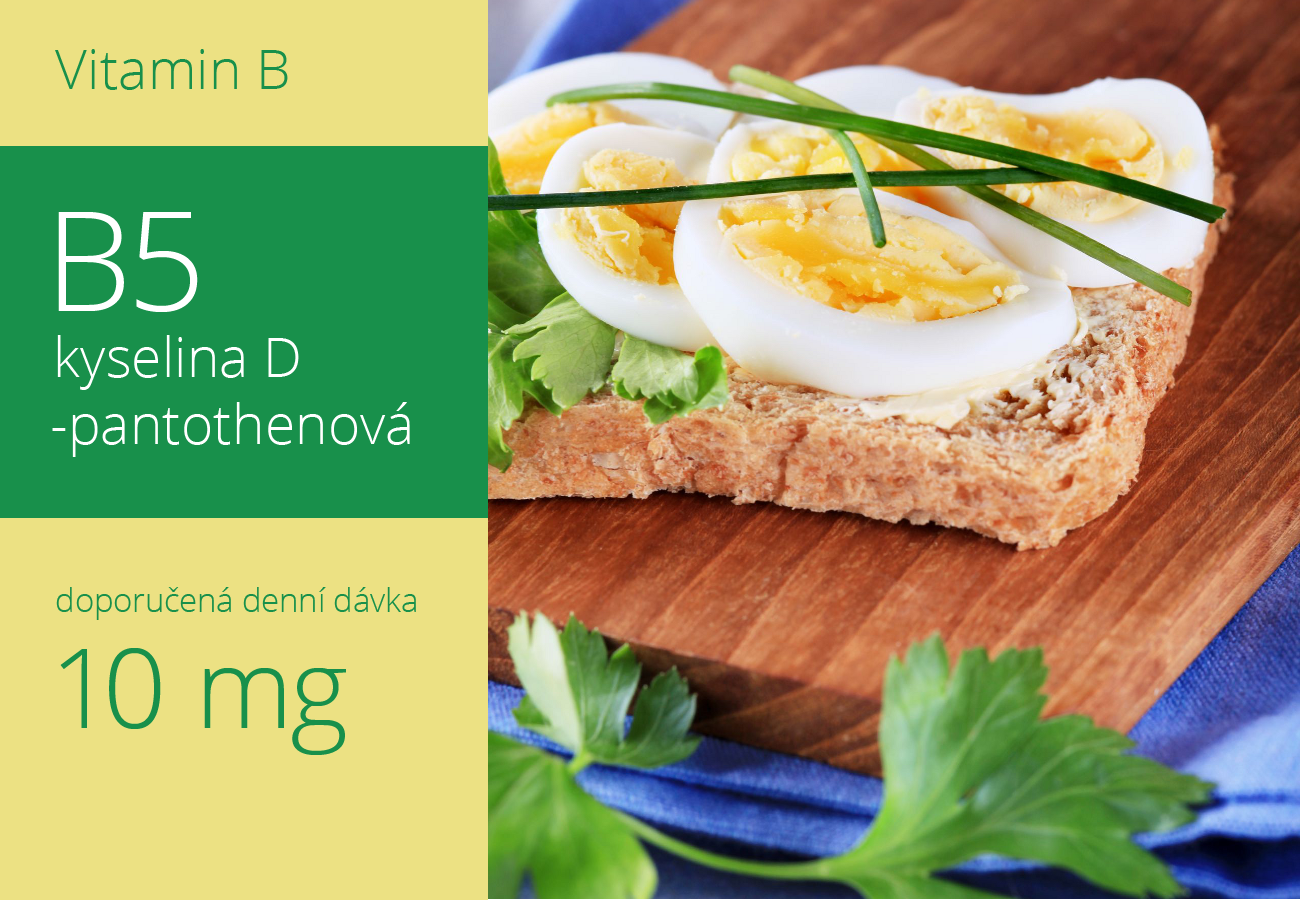 Vitamín B v potravinách