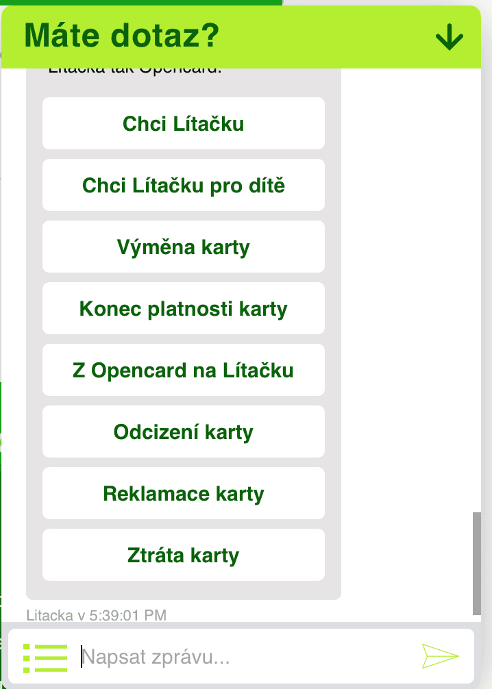 Chatboti pro Lítačku a Prahu 12