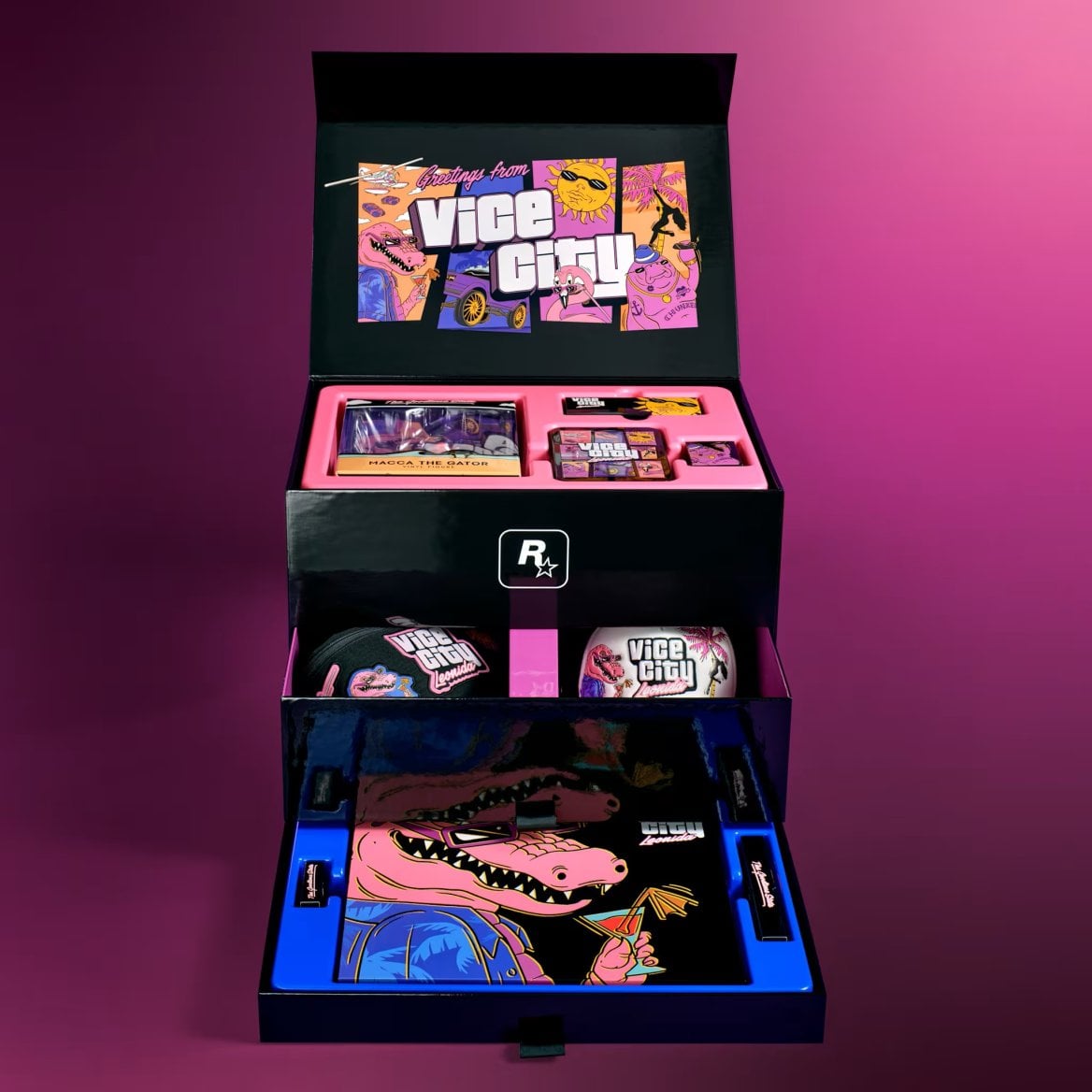 Obsah balení The Goodtime State – Vice City Collection Collector’s Edition