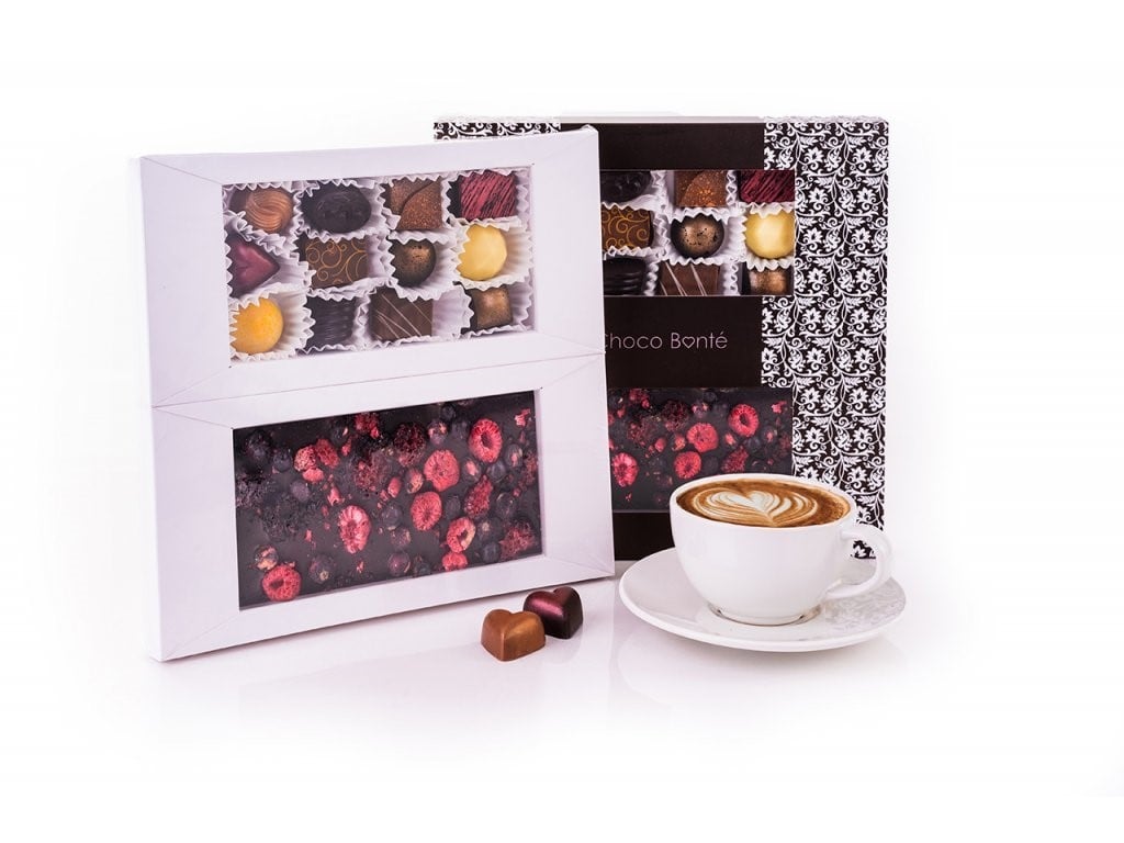 Bonboniéra s tabulkovou čokoládou