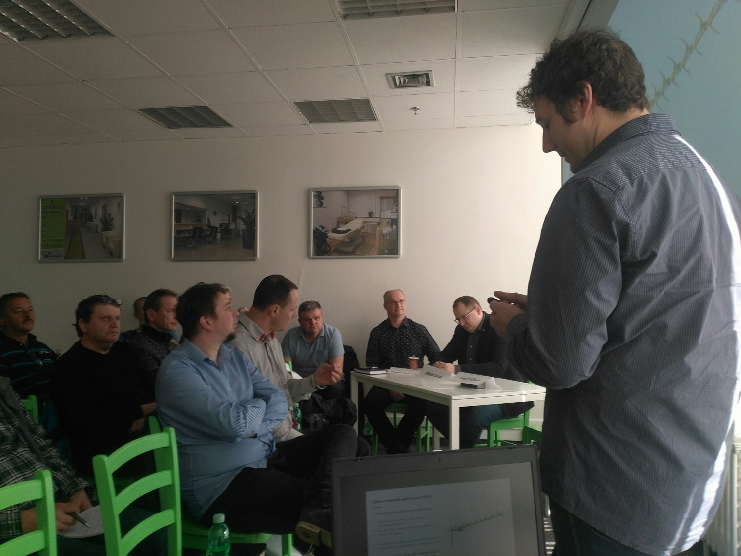 Jakub Melín ze společnosti DVB servis.