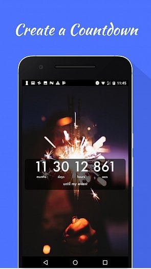 Countdown Widget (zdroj: play.google.com)