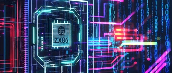 Čínské x86 procesory Zhaoxin (ilustrace)