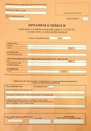 Zjednodušený, nový formulář Finanční správy pro papírové vykazování EET. (21. 2. 2020)