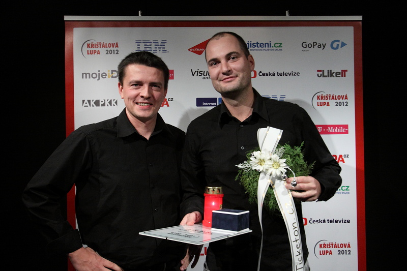Viktor Mastník a Martin Kasa, vítězové v katergoii E-commerce inspirace: Ticketon.cz