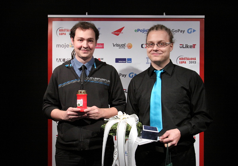 Jakub Hussar a Vojta Bednář, vítězové v kategorii Marketingová inspirace: Prezidentská kampaň Vladimíra Franze