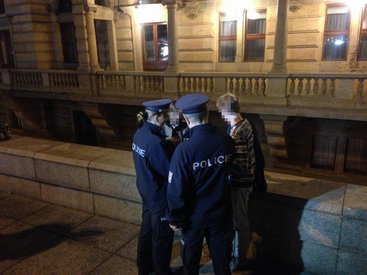 Policejní akce HAD v centru Prahy