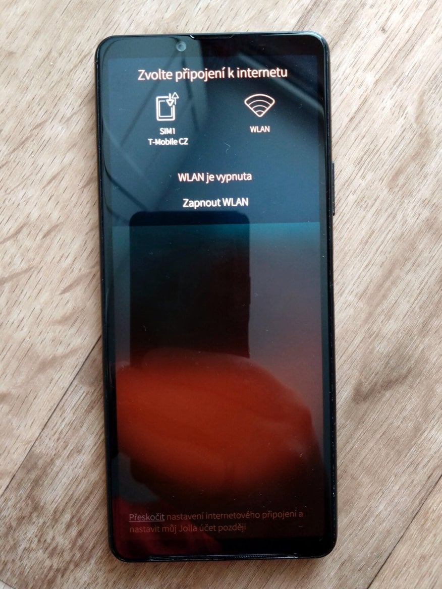 Sailfish OS: první spuštění a nastavení