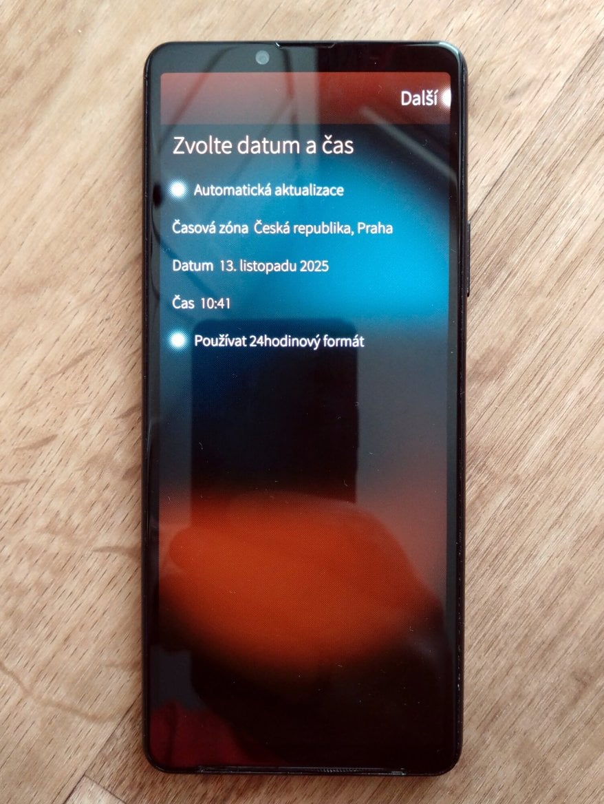 Sailfish OS: první spuštění a nastavení