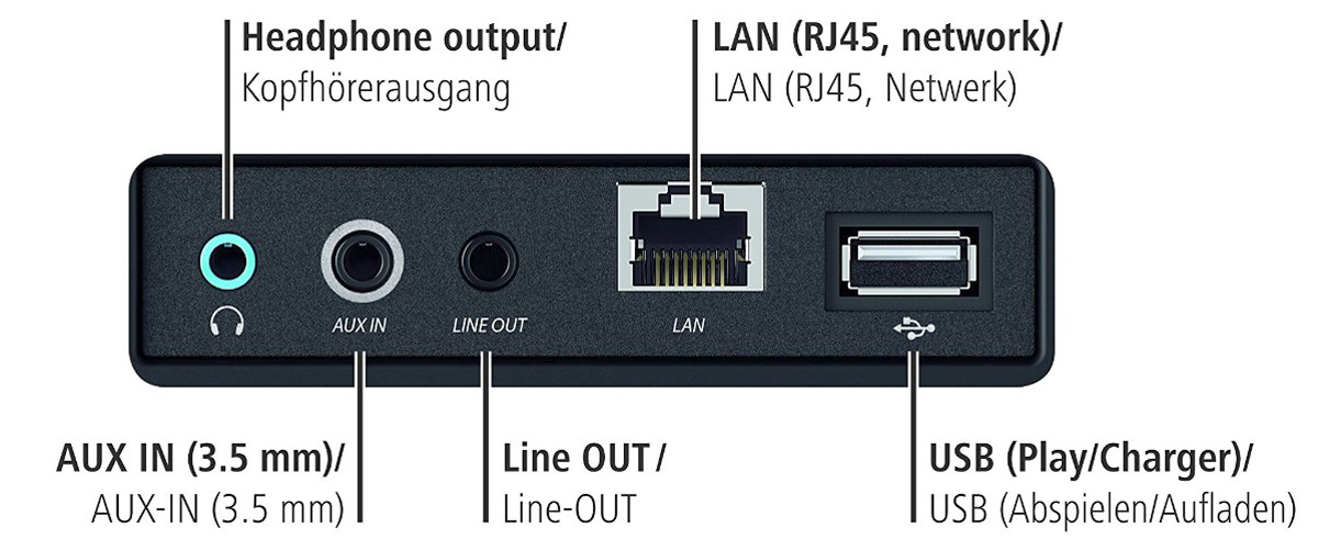 Digitální rozhlasový přijímač Hama DIR3100
