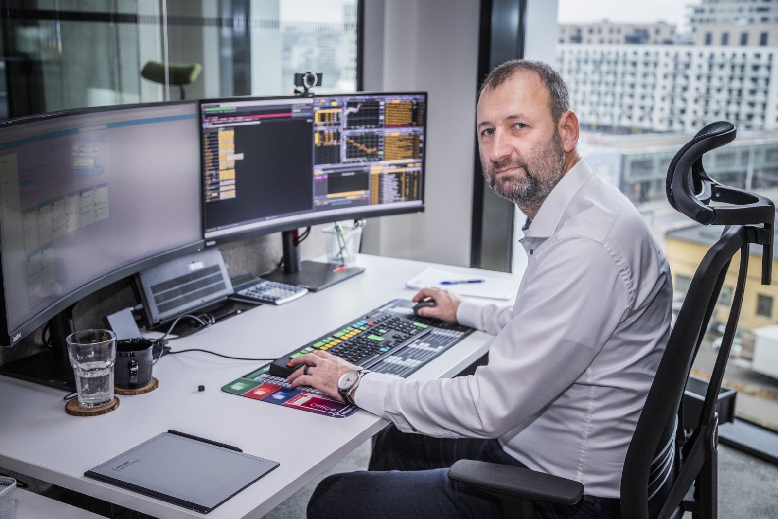 Milan Fischer, vedoucí prodeje derivátů ve společnosti Citfin - Finanční trhy, a.s. (20. 11. 2025)