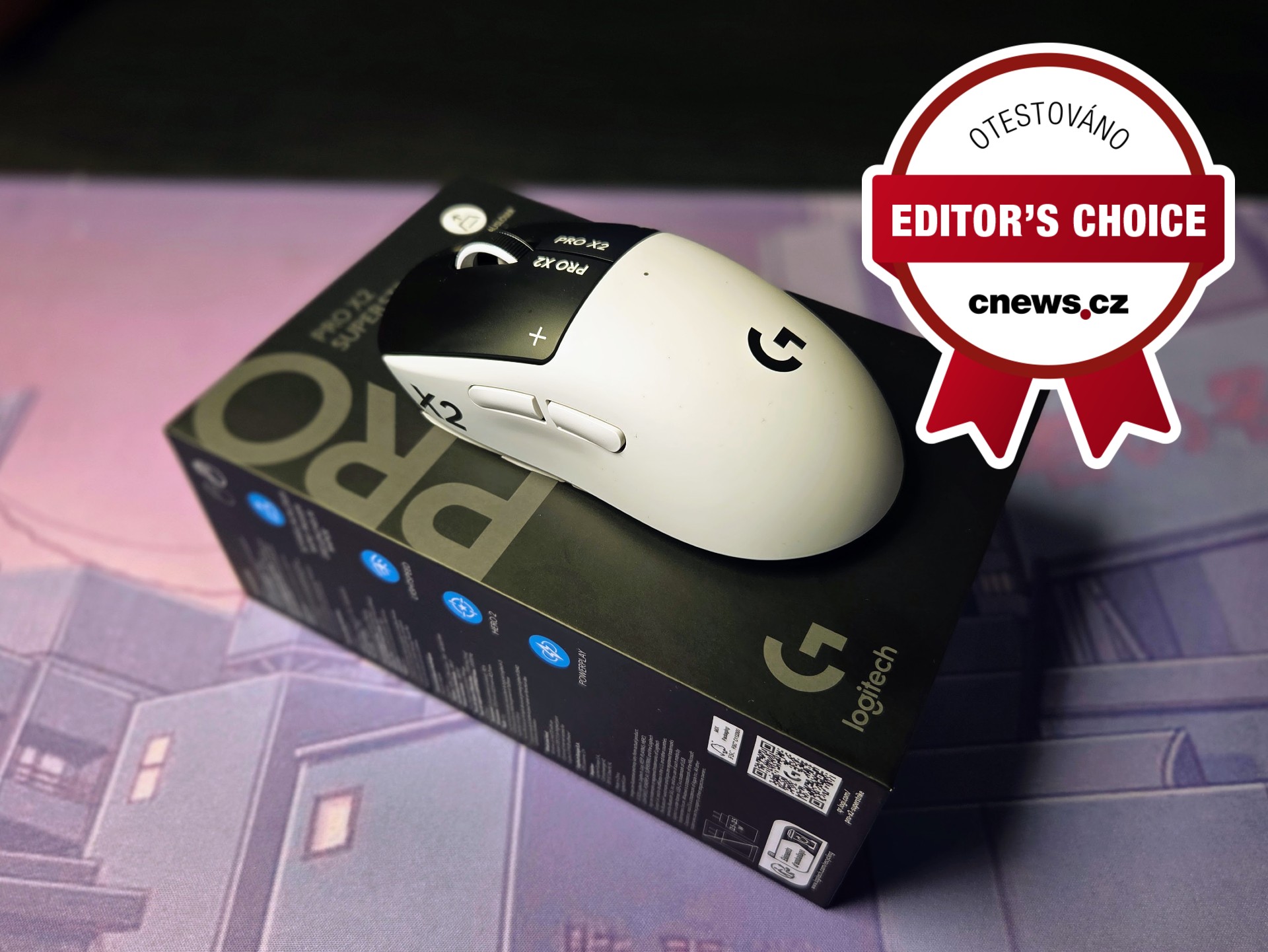 Redakce Cnews doporučuje koupi myši Logitech Pro X2 Superstrike