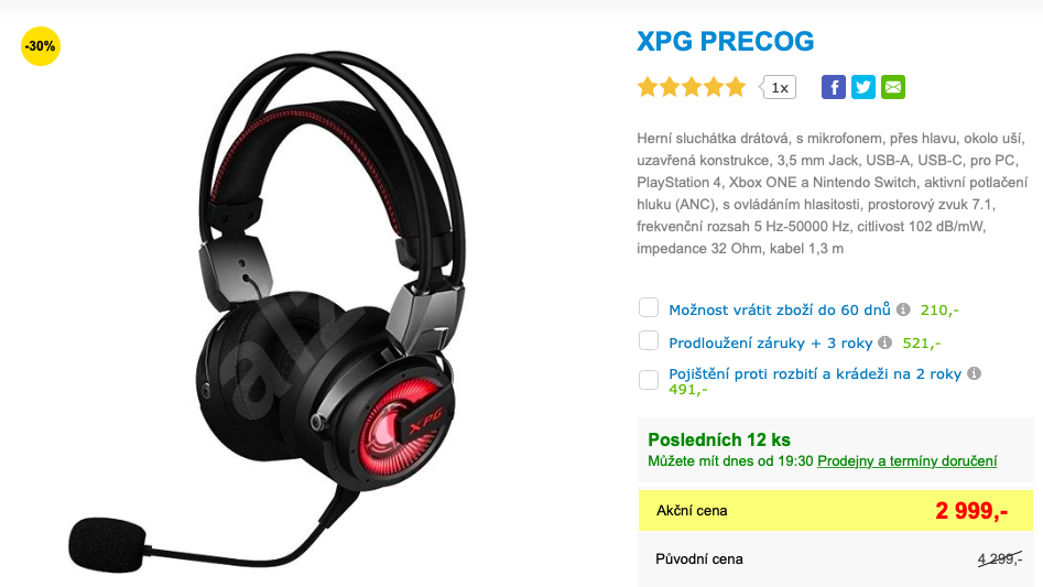 Rozdíl ve slevách na Alza.cz