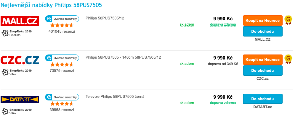 Rozdíl ve slevách na Alza.cz