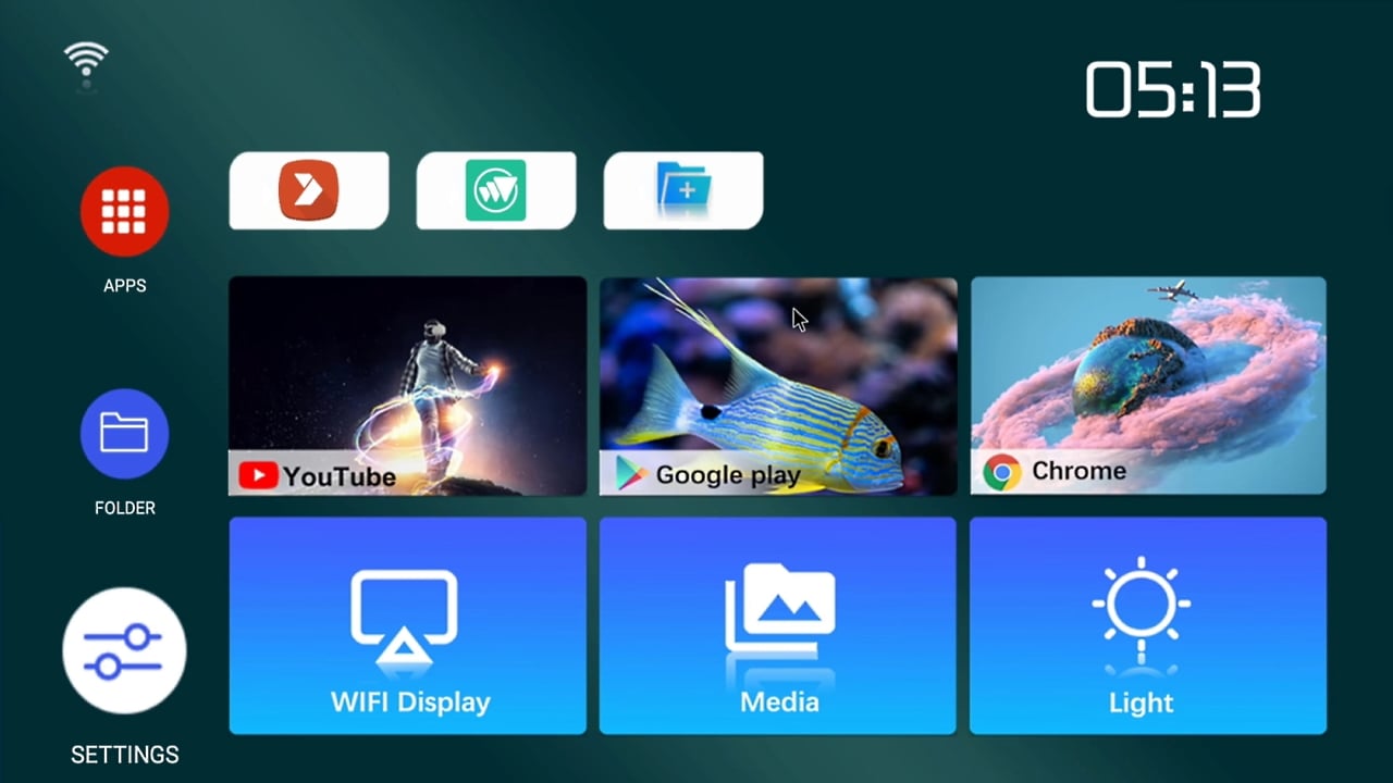 Ukázky rozhraní a nastavení podsvícení T95 Plus