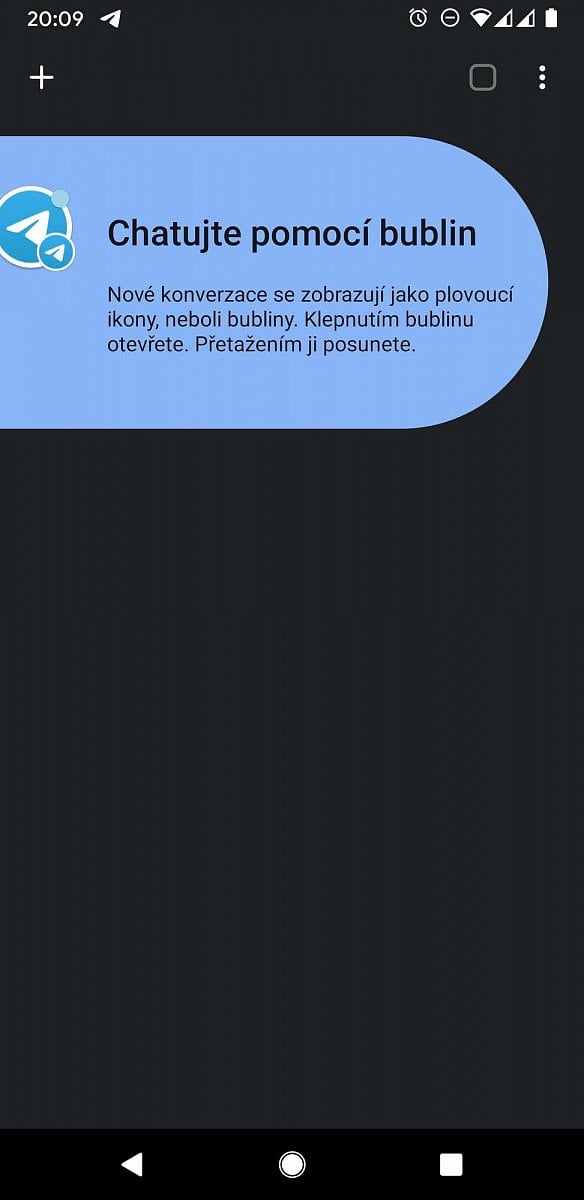 Nový způsob zobrazování konverzací v chatovacích aplikacích – bubliny.