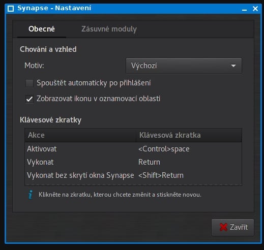 Arch: Synapse + Plank + autostart