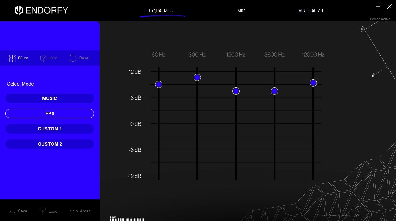 Nastavení ekvalizéru
