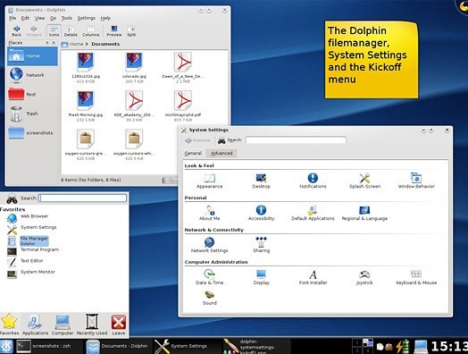 K Desktop Environment 4