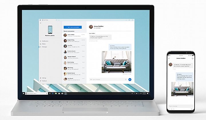 Microsoft chce nabídnout novou možnost, jak na počítači pracovat s obsahem z mobilu (foto: Microsoft)