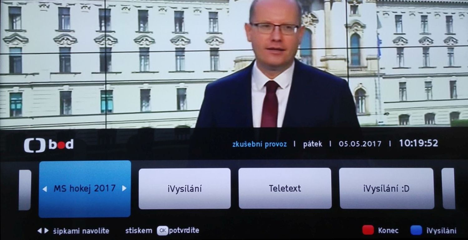 ČT HbbTV - MS hokej 2017