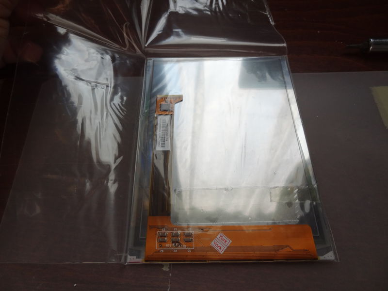 Rozbalování nového displeje.