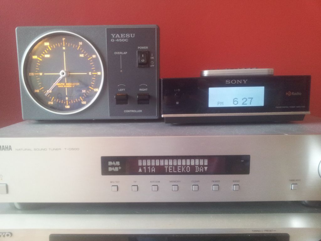 Síla signálu digitálního rozhlasového vysílače z Příbrami na pražském Jižním Městě.