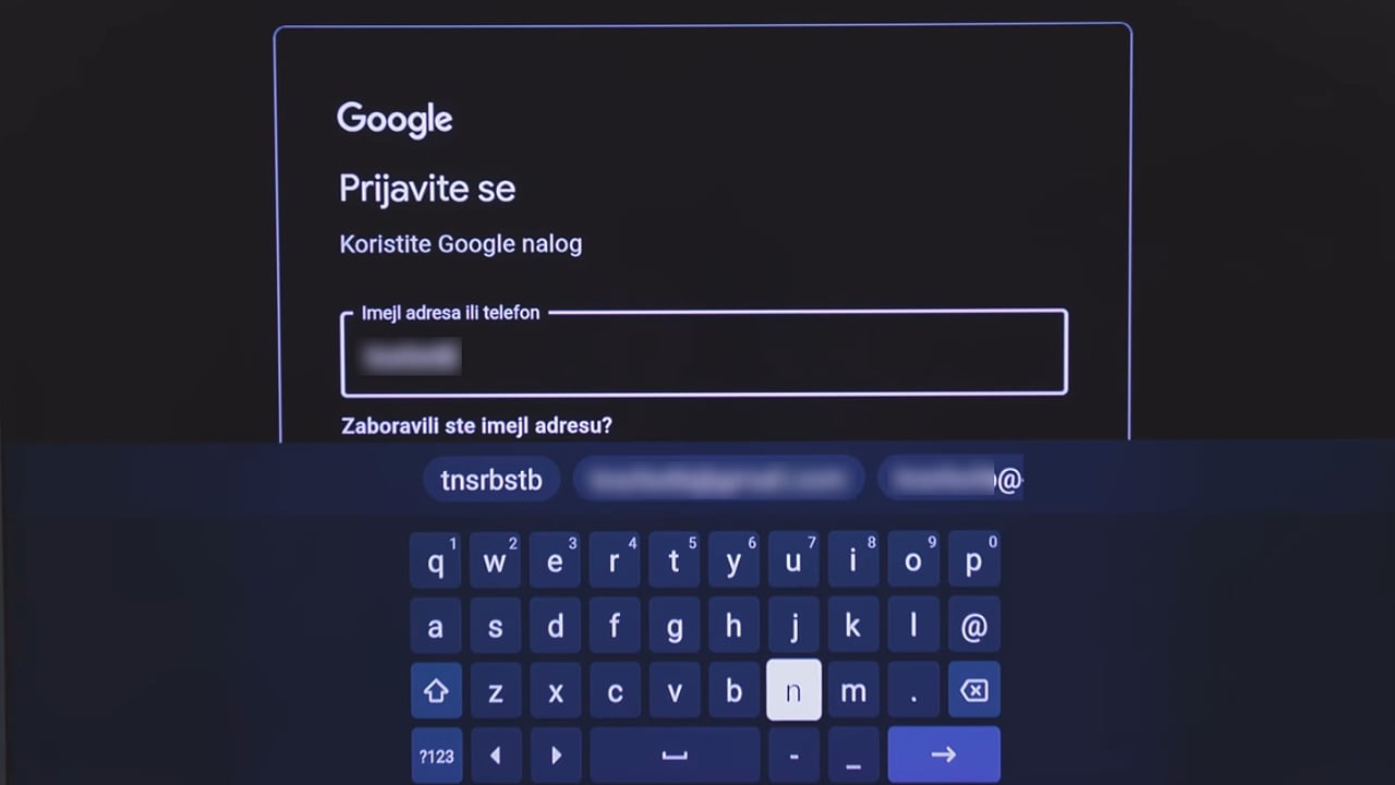 Přihlášení a domácí stránka